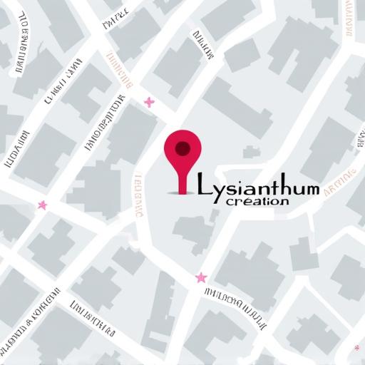 Carte montrant l'emplacement de Lysianthum Création dans le 20ème arrondissement de Paris.